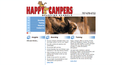 Desktop Screenshot of happycamperskennels.com