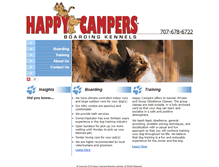Tablet Screenshot of happycamperskennels.com